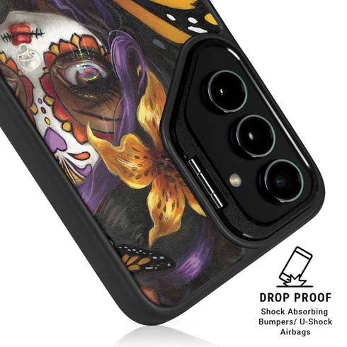 Monarch butterfly Fairy by Jasmine Becket-Griffith Galaxy S25 Kickstand Case